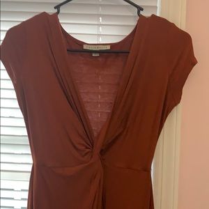 Orange causal dress